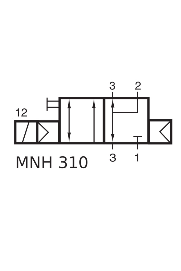Vožtuvas solenoidinis 3/2 NAMUR - Image 3